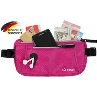 SAO ROQUE Bauchtasche Damen Herren Bauchtasche, RFID Blocker Gürteltasche, flach, Vegan, ultraflach, schweiß- und wasserfest, ultraleicht