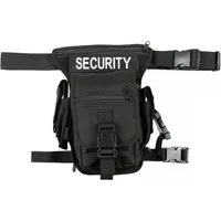 MFH Gürteltasche Hip Bag, SECURITY, schwarz, Bein- und Gürtelbefestigung