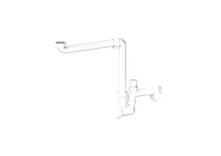 Dallmer Waschtisch-Möbel-Siphon 137 R, 1 1/4" x DN 32, 051004 051004