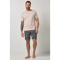 JP1880 Schlafanzug Schlafanzug Homewear kurzer Zweiteiler T-Shirt