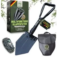 Lucadeau Spaten Klappspaten Outdoor Zelten Wanderung, Geschenke für Männer, (Premium Set, 6in1, robust und leicht, ink. Tasche und Armband), Ostergeschenk, Geschenk für Männer, Papa Geburtstag