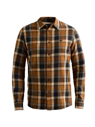 PME Legend - Plaid Twill check DD-A golden brown - Gr. - S
