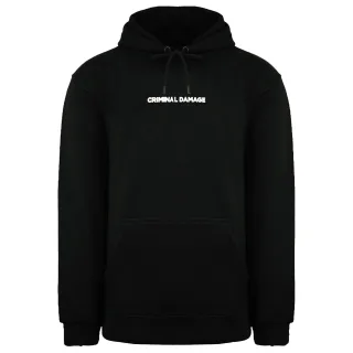 Krimineller Schaden weltweiter Herrenschwarzer Hoodie