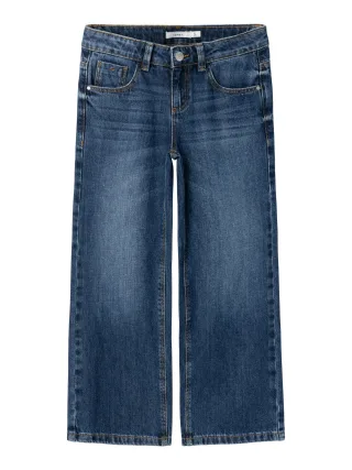 NAME IT - NKFROSE WIDE JEANS 5529-BE NOOS Dark Blue Denim - Gr. - 164