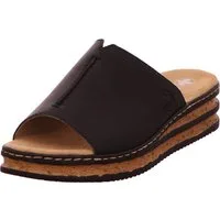 Rieker Schwarz Pantolette