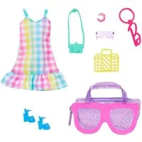 Barbie Puppenkleidung Summer Outfit Barbie HRH50 Mattel Premium Mode Puppen-Kleidung