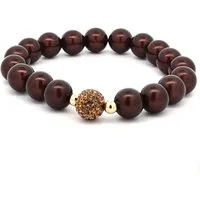 Impala Perlenarmband little Funky, leuchtende 3 D Perlen mit Shamballa Glitzerkugel