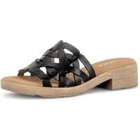 Gabor Pisa Pantolette Blockabsatz, Sommerschuh in Komfortweite H (sehr weit)