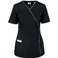 WK. Designed To Work Kittelschürze Damenkittel aus Baumwollpolyester mit Druckknöpfen