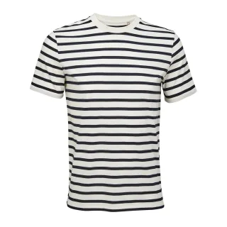 SOLS - "Legend" T-Shirt für Herren/Damen Unisex (Naturweiß/Marine)