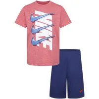 Nike Sportswear T-Shirt & Shorts NKB B NK DF DROPSET SHORT SET (2-tlg) 2-teiliges Set aus T-Shirt und Shorts, für Kinder entwickelt
