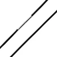 Auroris Lederband 2mm Echtleder Kette mit Edelstahl Tunnel-Drehverschluss, Made in Germany