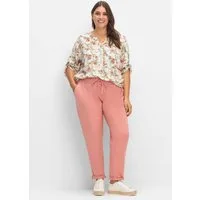 Sieh an! Jerseyhose Hose komfortabel mit Rundum-Dehnbund und Bindeband