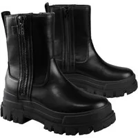 Buffalo Aspha Bootie Zip Stiefel mit seitlichen Reißverschluss