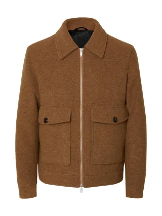 selected men - SLMJAKOB WOOL BLEND JKT NOOS - Gr. - XXL