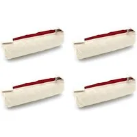 EDUPLAY Experimentierkasten Schlampermäppchen, 100% Baumwolle, Ø 7cm, 23 cm, blanko zum bemalen