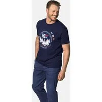 Jan Vanderstorm T-Shirt TERNO mit Segel- und Kompassprint