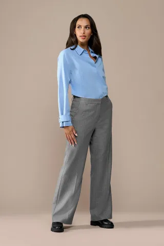 Rosely Lurex Hose Grau