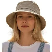 Taschen4life Sonnenhut Leinen Hut Größenverstellbar, unisex, Fischerhut