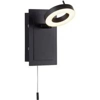 Paul Neuhaus Wandleuchte SILEDA, LED fest integriert, Warmweiß, LED, IP44, Schalter, Zugschalter