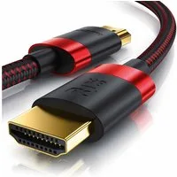 Primewire HDMI-Kabel, 2.1, HDMI Typ A (400 cm), 8K @ 120Hz / 4K @ 240Hz DSC, Ultra High Speed, Nylonummantelung, 4m
