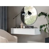 Beautysofa Schminktisch NIVARO mit 1 Schublade (kompakt & modern, Hängender Konsolentisch), Breite: 100 cm