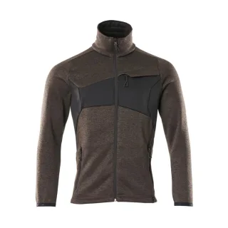 MASCOT Herren Strickpullover mit Reißverschluss ACCELERATE Dunkelanthrazit / Schwarz XL - 18105-951-1809-XL