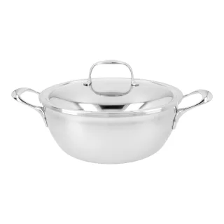 Demeyere Atlantis 7 Schmorpfanne 24 cm, 18/10 Edelstahl