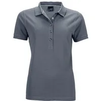 James & Nicholson Poloshirt Damen Pima Polo / feine Piqué-Qualität