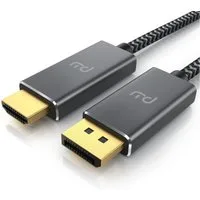 Primewire Audio- & Video-Kabel, DisplayPort, HDMI Typ A (300 cm), DP 1.2 zu HDMI 2.0 Adapterkabel 4k – UHD 3840 x 2160 @ 60 Hz - 3m