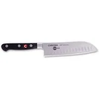 CHROMA Santokumesser J-09 Japanchef Santoku Messer mit Kulle