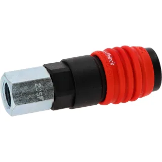 KS Tools 3in1 Universal-Druckluft-Sicherheitskupplung mit 1/4 Zoll IG - 999.9105