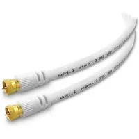 ARLI TV-Kabel, F Stecker, F-Stecker (2000 cm), 20m Anschlusskabel TV HD Satkabel vergoldet 135 dB Sat Kabel Digital