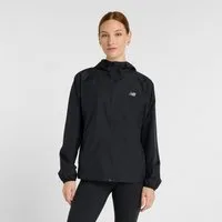 New Balance Laufjacke Hooded Jacket mit Kapuze, für Laufen, sportlicher Stil, aus Polyester-Obermaterial