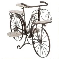 Atmosphera Créateur d'intérieur Blumenständer Blumenständer aus Metall FAHRRAD, 59 cm