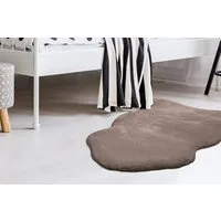 Padiro Fellteppich Rabbit Light Sheepskin 825, fellförmig, Höhe: 23 mm, weiches Fellteppich-Imitat, Schlafzimmer, Kinderzimmer