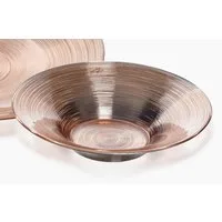 Sandra Rich Schale Glasschale CIRCLE kupfer von Sandra Rich, Glas