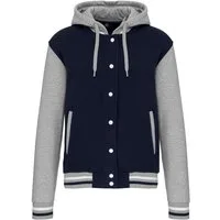 Kariban Outdoorjacke Unisex College Jacke mit Kapuze