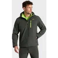 CMP Softshelljacke mit hochschließendem Kragen, 3-lagig, wasserabweisend, winddicht