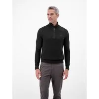 LERROS Troyer Flachstrickpullover mit Troyerkragen
