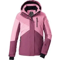Killtec Skijacke KSW 209 GRLS SKI JCKT Mädchen-Skijacke: wasserdicht, atmungsaktiv, Colourblock-Design
