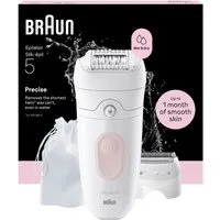 Braun Epilierer Silk-épil 5 SE5-030, Wet & Dry, Einfache Haarentfernung, Rasieraufsatz und Trimmeraufsatz