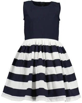Blue Seven - kl Md Kleid, Rundhals blau - Gr. - 104