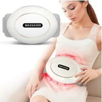 ibettertec Massagegerät Smart Abdominal Massager Dual Massage-Modes Rotes Licht Erhitzung, Set