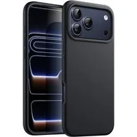 CoolGadget Handyhülle Handy Schutzhülle für iPhone 17 Pro matt schwarz, Silikon TPU Hülle Schutz Tasche Cover schlicht Slim Case