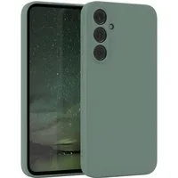 EAZY CASE Handyhülle für Samsung Galaxy A35 Hülle Silikon 6,6 Zoll, Schutzhülle mit Kameraschutz stoßfest telefonhülle Matt Dunkelgrün