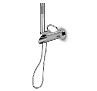 JEE-O Pure Wannenarmatur mit Umsteller und Handbrause, edelstahl gebürstet, 300-3510 300-3510
