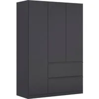 rauch Drehtürenschrank Kleiderschrank Schrank Garderobe COSTA in den Breiten 91/136/181 cm (in 3 Ausstattungen BASIC/CLASSIC/PREMIUM) viel Platz, grifflose Front und Push-to-Open Funktion MADE IN GERMANY