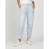 GANG 5-Pocket-Jeans 94VIA JOGGER mit Kordel-Gürtel und O-Shape
