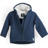 Ehrenkind Walkjacke, Jacke für Kinder aus Merino Schurwolle mit Reißverschluss (aus hochwertiger Walkwolle, atmungsaktiv und temperaturausgleichend) Jacke für Jungen und Mädchen